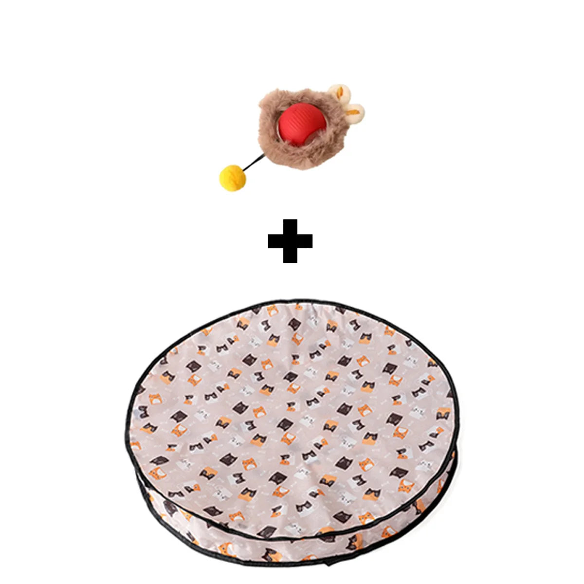 Cat interactive hunt ball and cover
