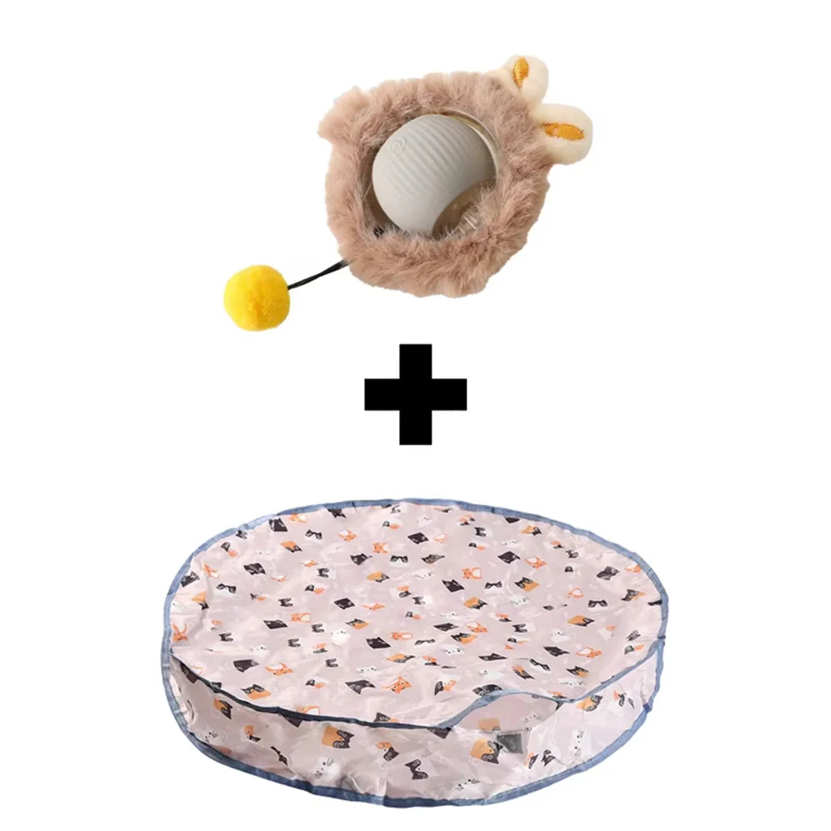 Cat interactive hunt ball and cover