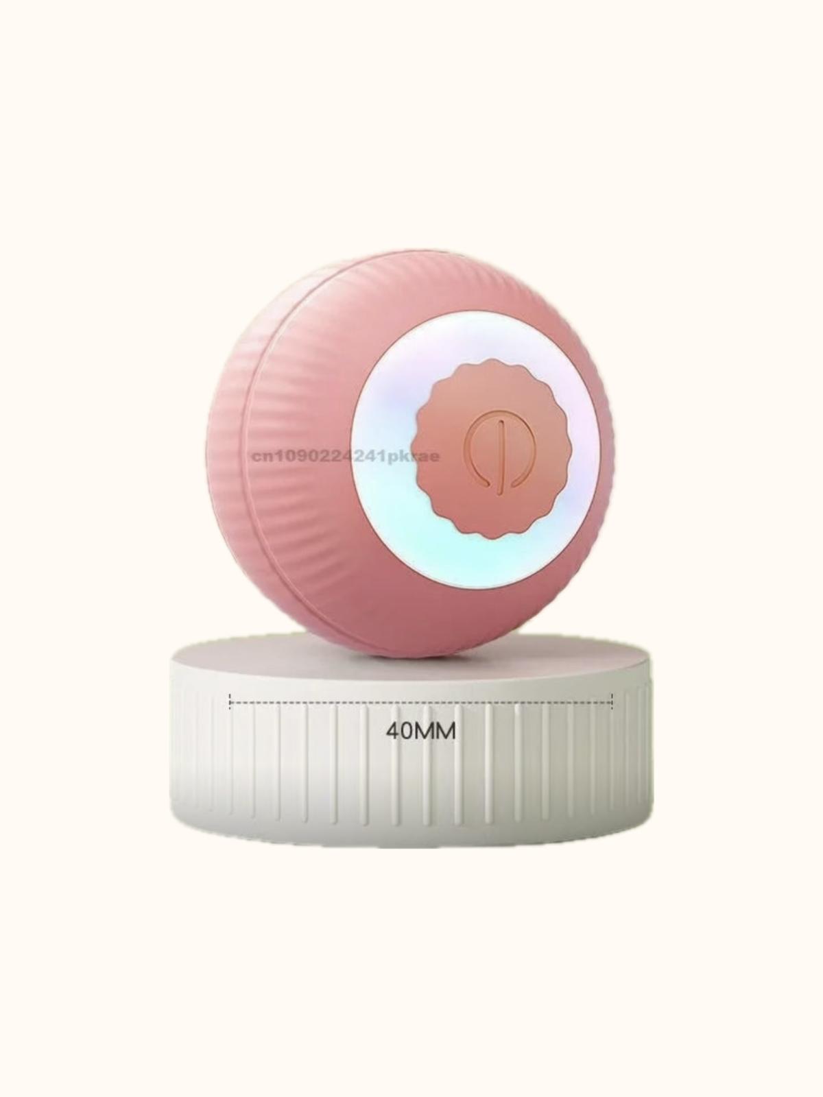 Interactive Motion Sensor Cat Toy Ball with Faux Tail