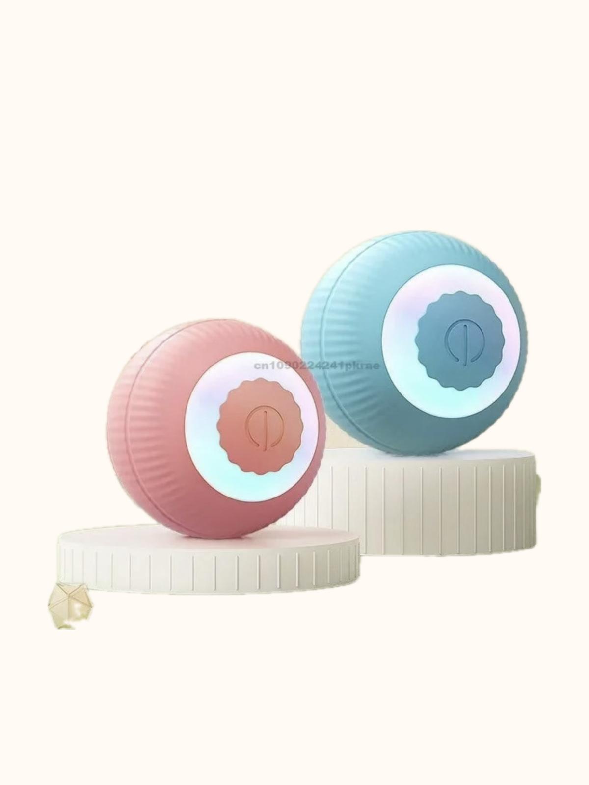 Interactive Motion Sensor Cat Toy Ball with Faux Tail