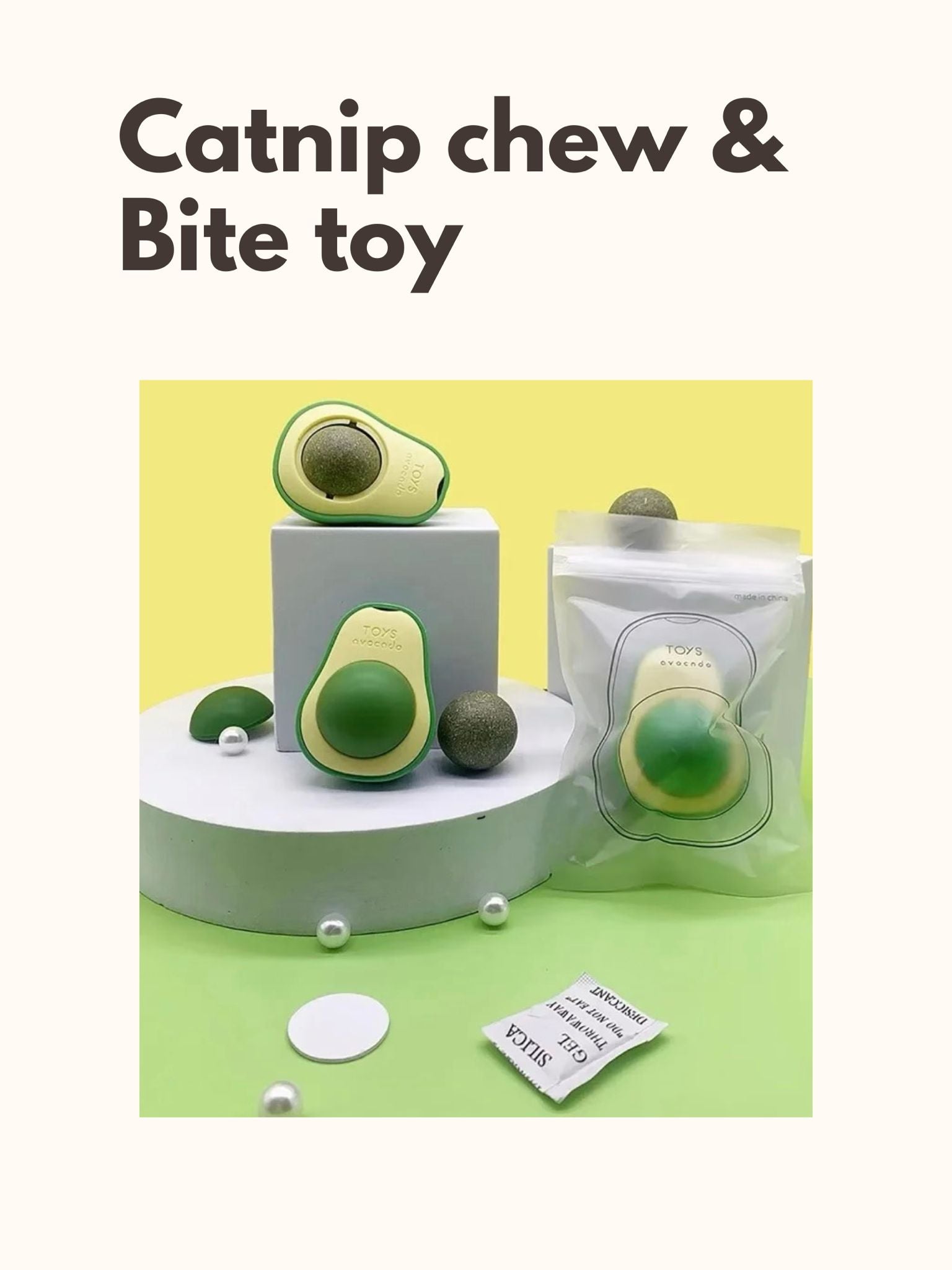 Interactive Catnip Chew & Bite Toy for Cats