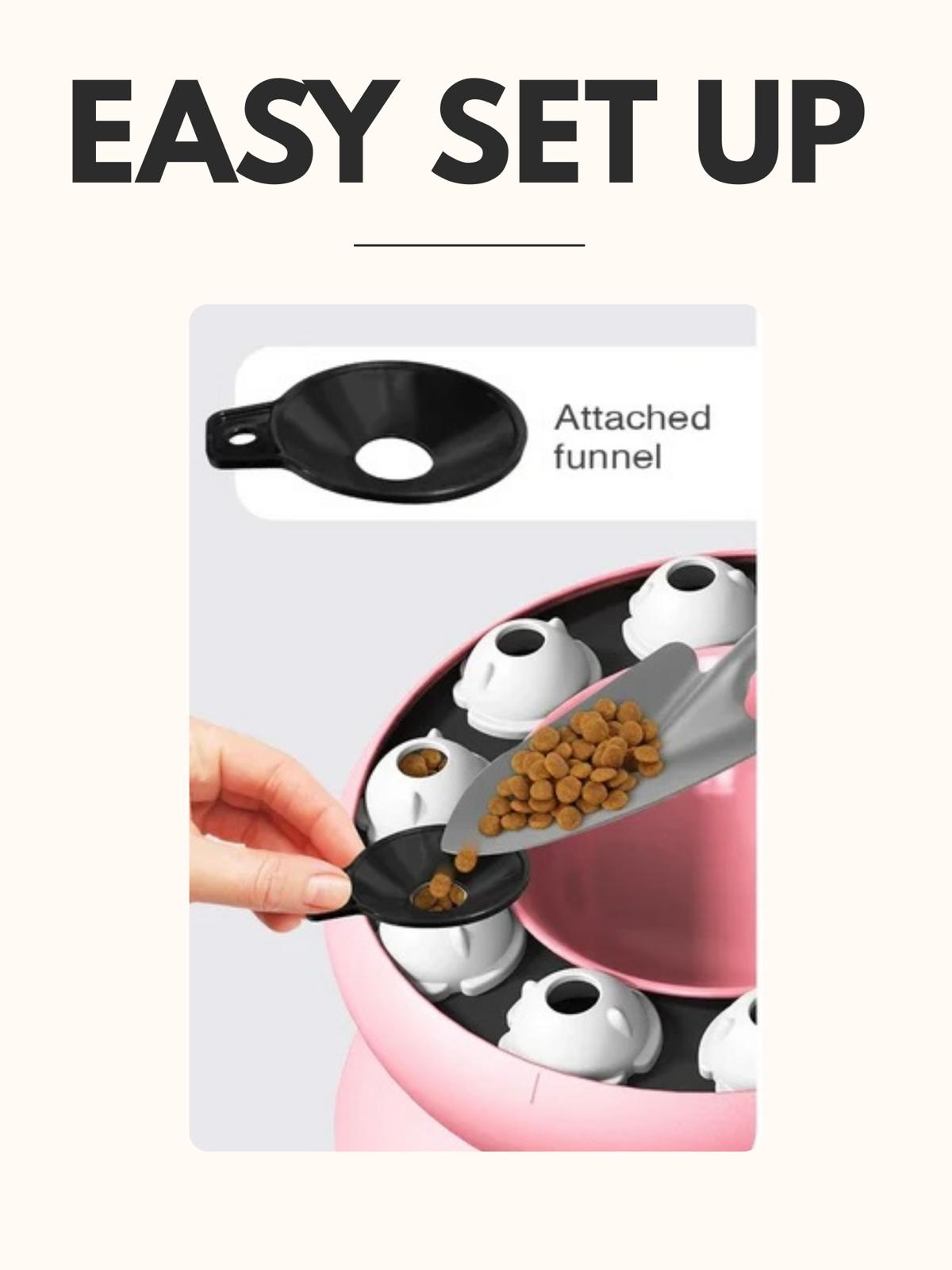 Slow Feeder Puzzle Cat Bowl