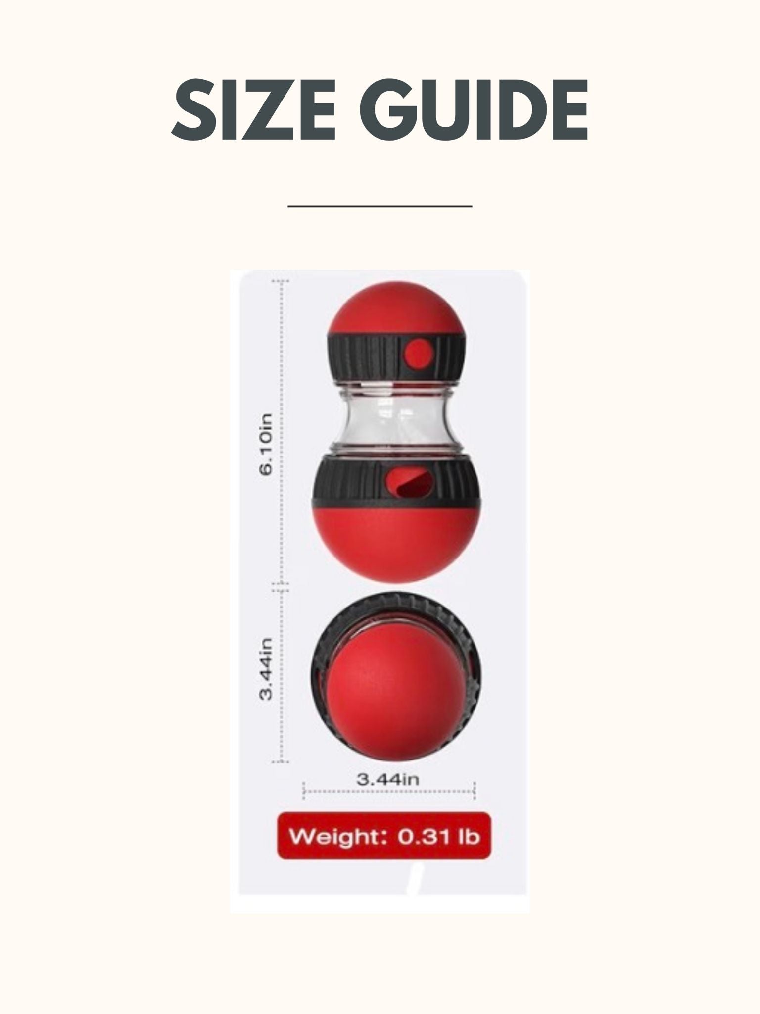 Interactive Dog Treat Dispenser Ball